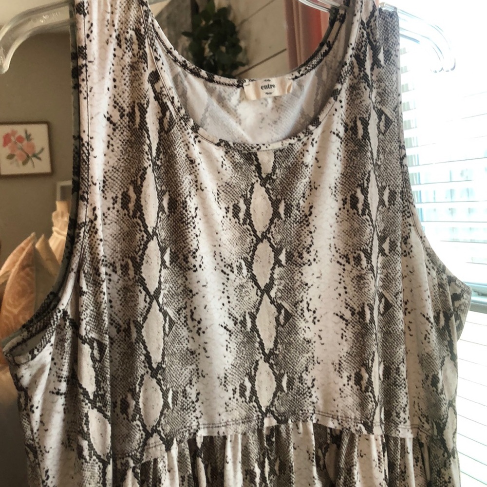 Snake Print Sundress